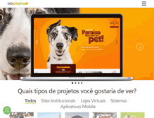 Tablet Screenshot of digicriativa.com.br